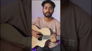 Sun Raha Hai Na Tu Guitar Tutorial for Beginners | Chords + Strumming #shorts #shortvideo #guitar