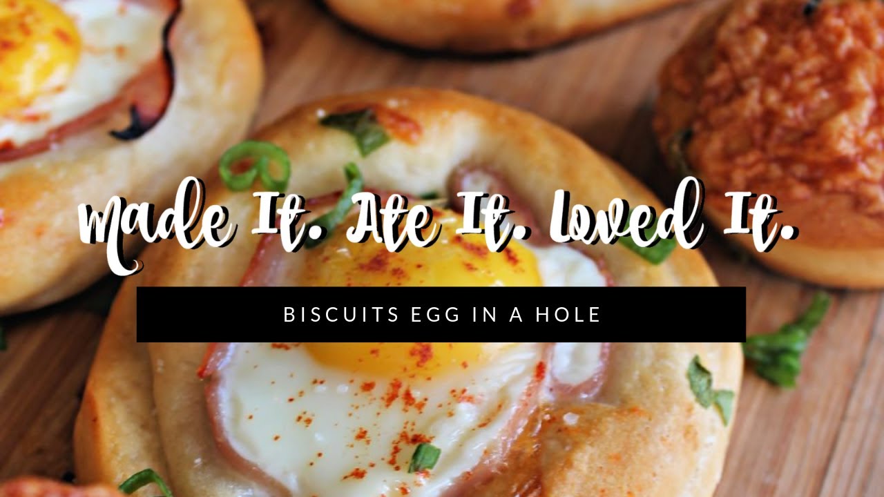 HOW TO MAKE Biscuit Egg in a Hole (Made it. Ate it. Loved it.) YouTube