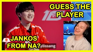 JANKOS REACTS TO 'GUESS THE PLAYER' BY LPL PLAYERS