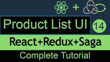 React redux saga #14 Product List UI with API data #react-saga