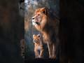 Why Lion Cubs Bite Their Parents?#shorts #lioncubs