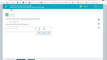 Finding the next terms of an arithmetic sequence with integers