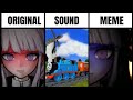 Danganronpa Kyoko Kirigiri Execution Original Clip Vs Original Sound Vs Meme 