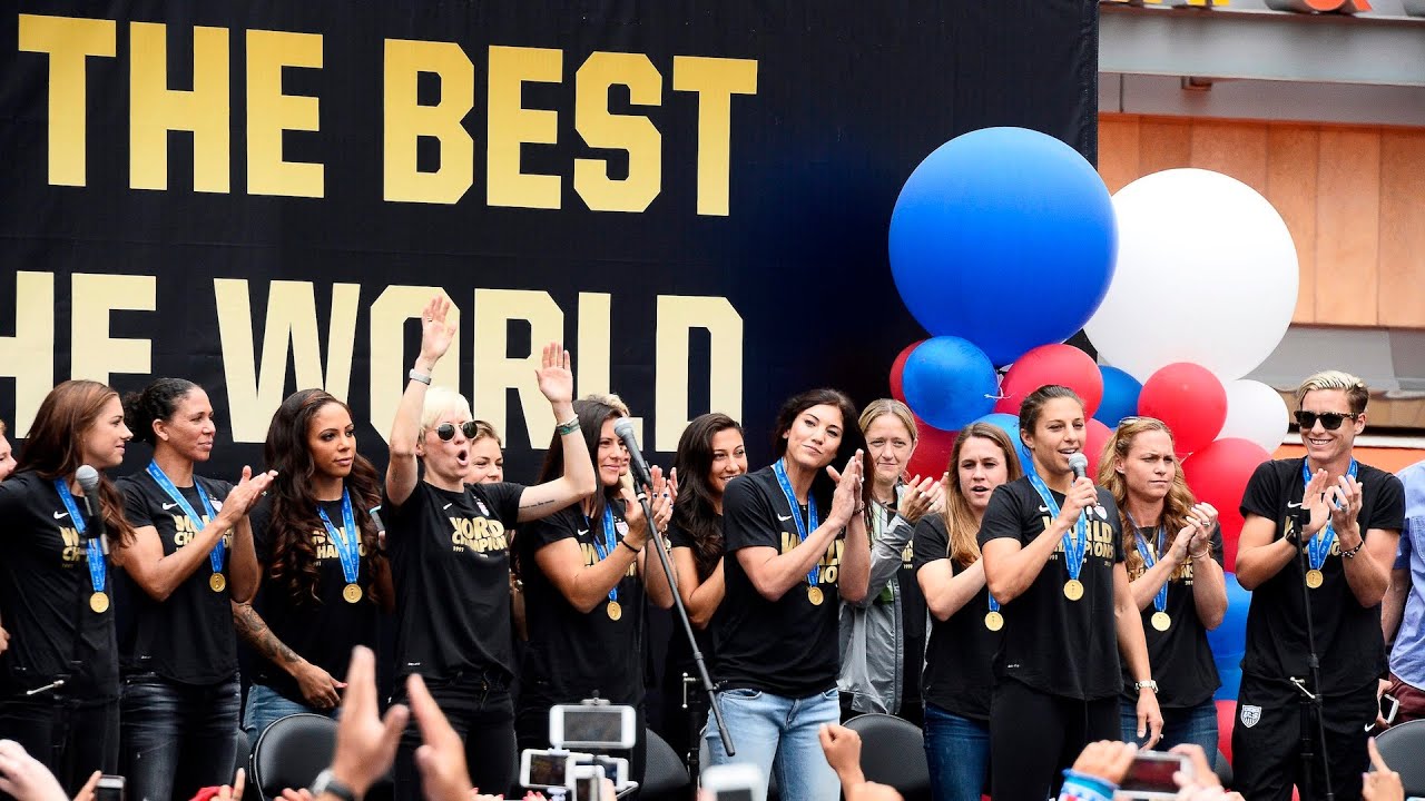 Parade held for U.S. women's soccer team in New York