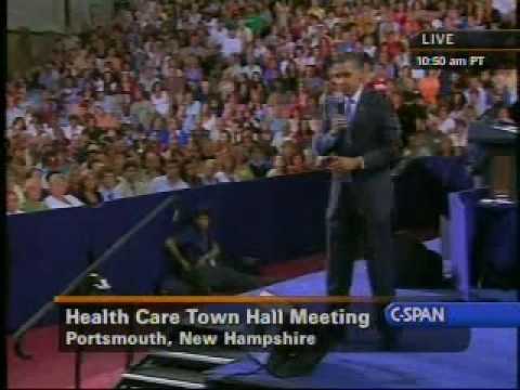Obama goes postal at the Portsmouth Towhall Meeting: OBAMA 'UPS and FedEx are doing just fine. It's the Post Office that's always having problems
