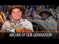 The Worlds GREATEST Traditional ARCHER! Byron Ferguson's Archery Trick Shots!