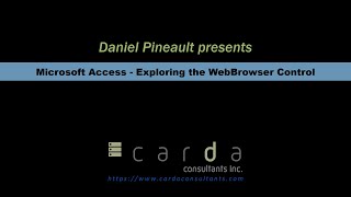 microsoft access - exploring the webbrowser control
