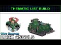 Dark angels use legendary weapons from the dark age  thematic list build 10th edition warhammer 40k