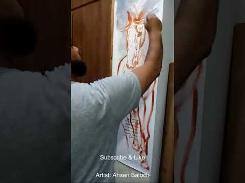 Horse Oil Painting Step by Step 02