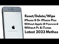 How To Factory Reset iPhone 8 Series iF You Forgot Apple iD Password ! No iTunes ! Delete iPhone 8+