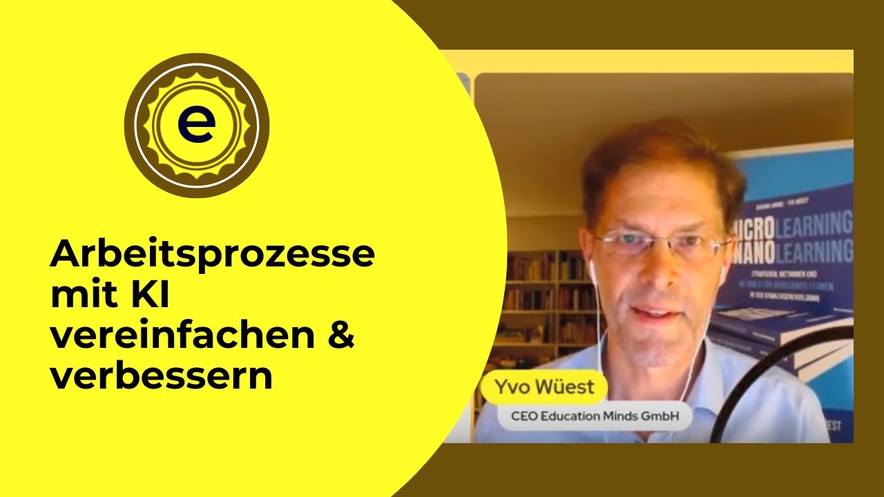 Yvo Rozay Arbeitsprozesse mit KI vereinfachen & verbessern mit Yvo Wüest - YouTube