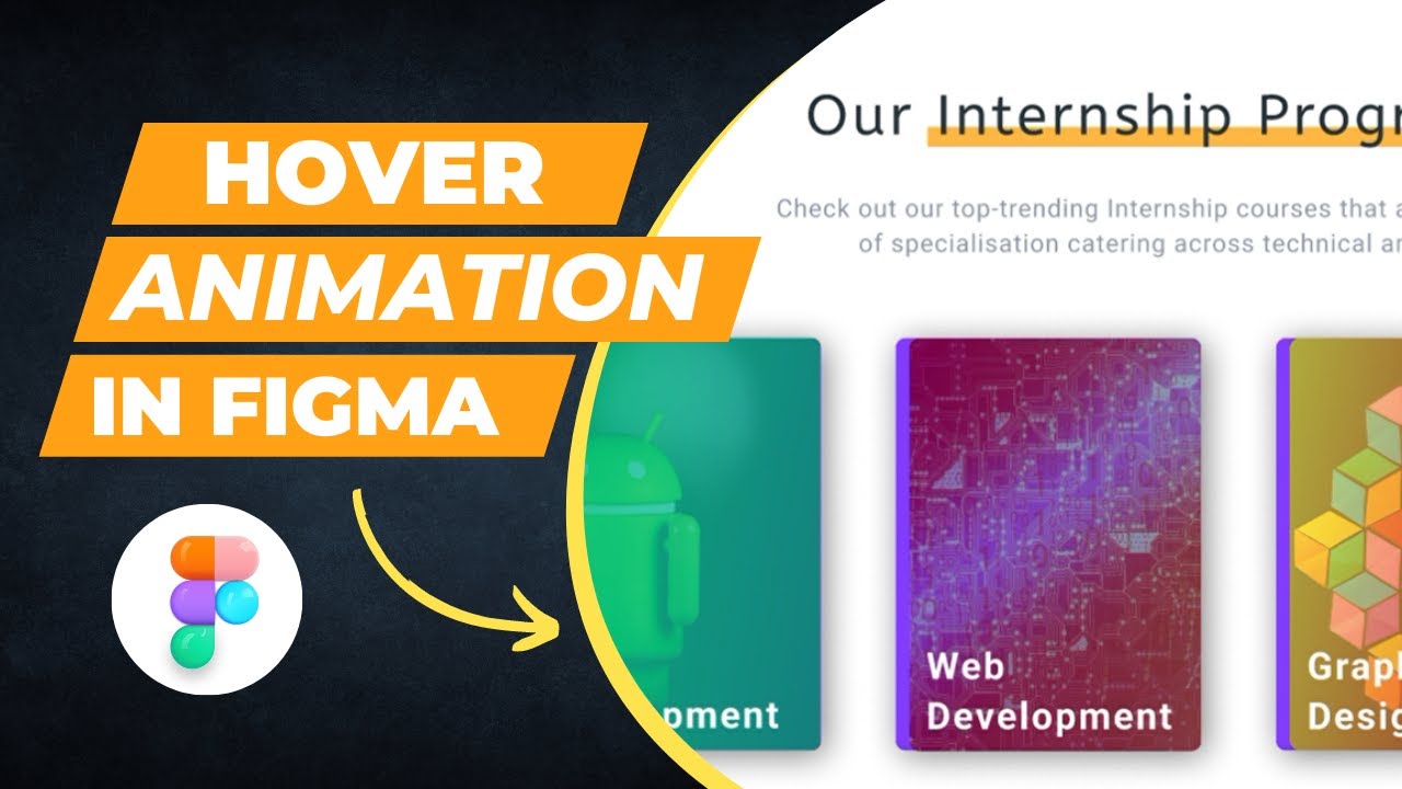 Hover effect animation in figma | Easy Tutorial #viral #figma # ...