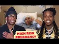 Deion sanders looks happy after daughter deiondra confirms high risk pregnancy with singer jacquees