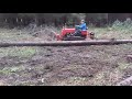 Mini Dozer, Holzrücken, Logging with a smal Dozer