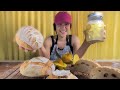 Homemade Crusty Artisan Bread Baking With Fruit Yeast Water Homemade Crusty Artisan Bread Baking With Fruit Yeast Water