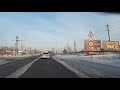 Братск. По дороге Энергетик-Гидростроитель. Улицы города . 31.12.2019