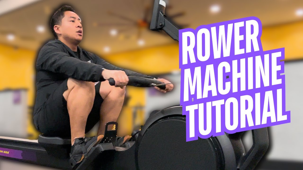Planet Fitness Rower Machine Tutorial (HOW TO ROW!) - YouTube