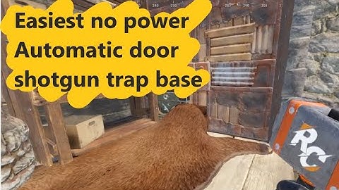 simplest rust automatic door trap