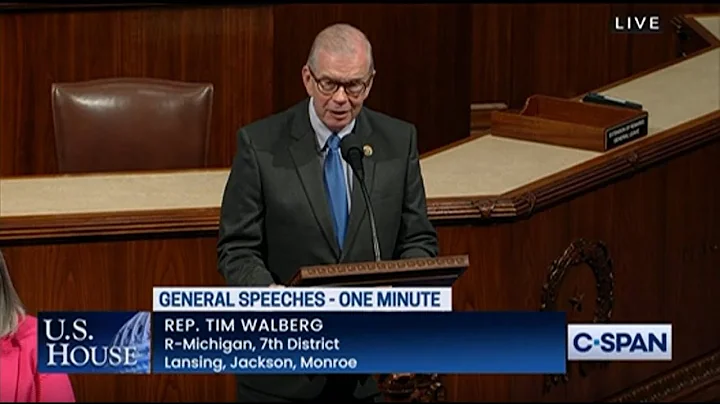 Rep. Walberg Pays Tribute to Maxine "Max" Randall