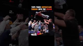 Wrestlers Thrown Into The Crowd 😂
