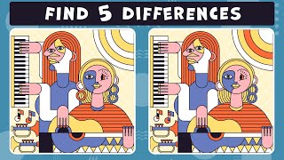 【Find the Difference】- Can you spot all the differences? - 🎨 Picasso Style 2 | Puzzle #14 screenshot 1