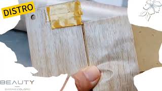 LIGHT WALNUT HOT STAMPING FOIL USED ON MDF PICTURE FRAMES,TROPHY,AND OTHER ABS/PVC/PS SHEETS.