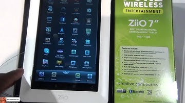 Creative ZiiO 7 Android Tablet @ CES 2011| Booredatwork