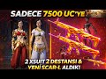SADECE 7500 UC YE 2 XSUİT 2 DESTANSI VE YENİ SCAR L SİLAHI ALDIK - AŞŞŞŞIRI ŞANSLI #pubgmobile