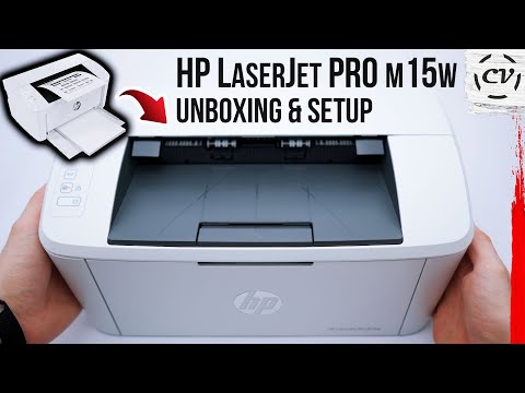 HP LaserJet Pro M15w Printer Unboxing & Setup