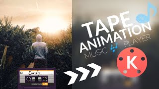 How to create tape(cassette) music player video in kinemaster || FLIX TUTORIAL || screenshot 1
