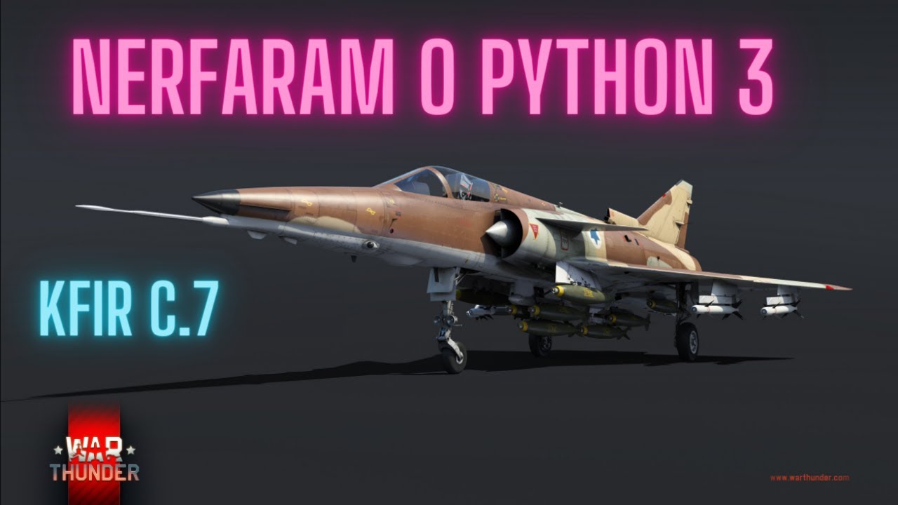 Pena que nerfaram  Python 3, estava muito divertido na Simulação aérea War Thunder 