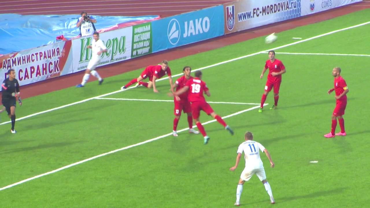 ФК "Мордовия" Саранск 0:0 ФК "Тамбов" обзор - YouTube