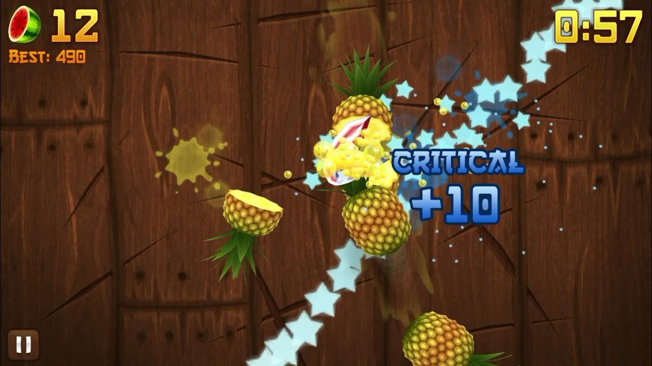 Fruit Ninja Arcade Full Gameplay Walkthrough? (For 1 Minute) YouTube