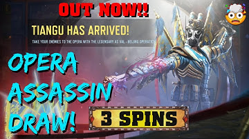 *NEW* OPERA ASSASSIN DRAW with AS VAL Beijing Operatic + Tiango Operator - Call of Duty Mobile