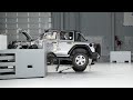 2019 Jeep Wrangler 4-door driver-side small overlap IIHS crash test