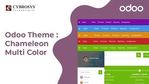 Odoo Theme : Chameleon Multi Color