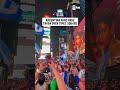Argentina fans have taken over Times Square the night before the 2026 FIFA World Cup Final
