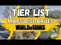 Tier liste  maps disparues sur world of tanks