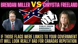 Chrystia Freeland brutalized by Brendan miller, she doesn’t recall anything here but her 4 vaccines