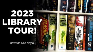 COMICS ARE DOPE LIBRARY TOUR 2023! | COMIC BOOK COLLECTION TOUR | GRAPHIC NOVELS | OMNIBUS