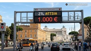 ELECTRIC CAR ZTL IN ROME: 200,000 EUROS COLLECTED IN 2 DAYS ‼️😳😱