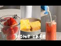 home cafe drinks and food | tiktok compilation