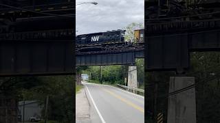 N&W Heritage Locomotive On N&W Track, See Long Video Attached, JawTooth shorts