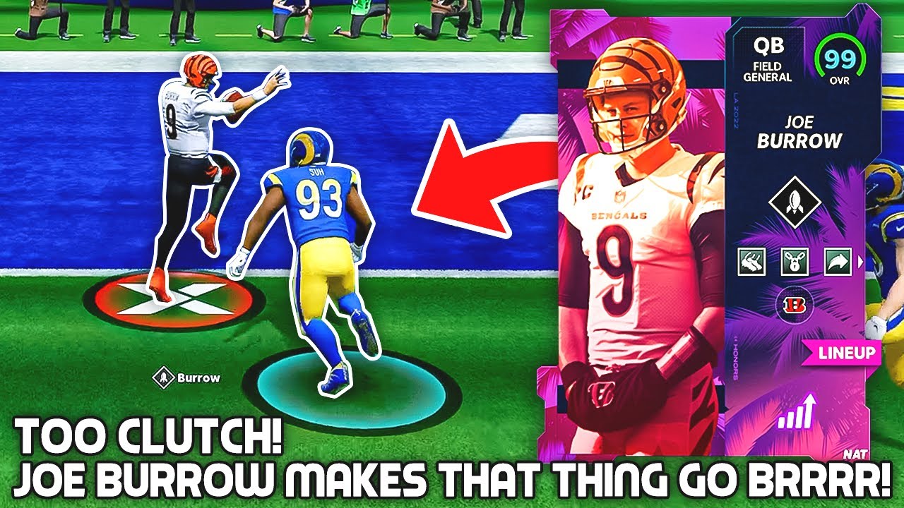 Joe Burrow Makes That Thing Go BRRR! TOO CLUTCH! Madden 22 