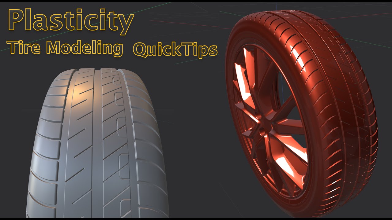 Car Modeling in Plasticity , Tire Modeling (QuickTip 7) YouTube