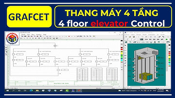 Thang Máy, Vận Thăng, Tời Hàng 4 tầng | 4 Floor Elevator, Hoist, Lift Control | Ascensor Grafcet