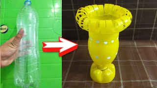 DIY: Upcycling Plastic Bottles into Lovely Flowering Pots |How to make planters from bottles at home