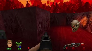 Brutal Doom:  Maps of Chaos Overkill E3M3:  Pandemonium UV 100%
