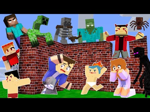 فلم ماين كرافت تحدي بناء اقوى و افضل منزل في العالم ضد الاشرار