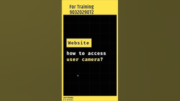 Access Camera from Website using JavaScript? JavaScript, ReactJS, Frontend, Web Development #coding